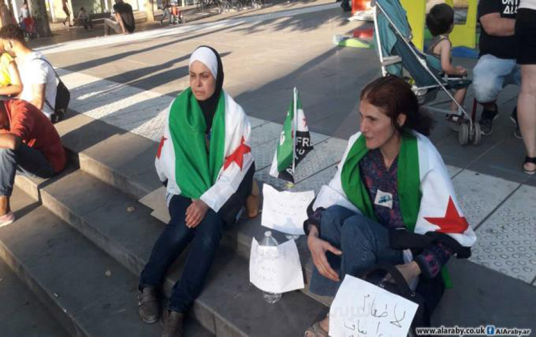 More Syrians Join Hunger Strike in Europe in Protest over Regime Bombing of Idlib