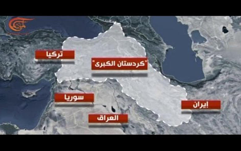 توركيا داخواز ژ گوگل كريه‌ كو نه‌خشه‌يا كوردستانێ  ره‌ش بكه‌