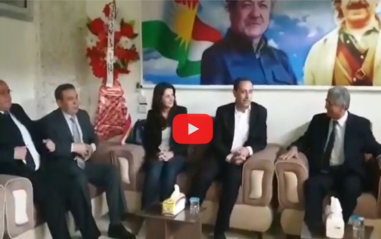 Video... A KNK delegation visits the PDK-S office in Qamishlo
