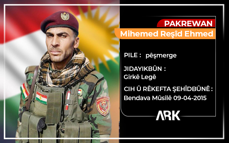 The fifth anniversary of the martyrdom of the Peshmerga Mohammed Rashid Ahmed