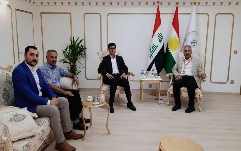 وفد من ENKS يلتقي مؤسسة بارزاني الخيرية