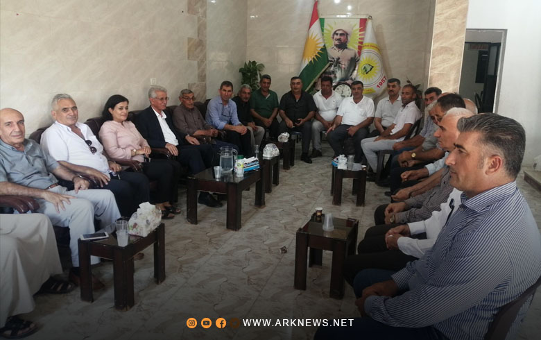 From Kobani to Derik... A series of organizational meetings by the Secretary of the Kurdistan Democratic Party - Syria
