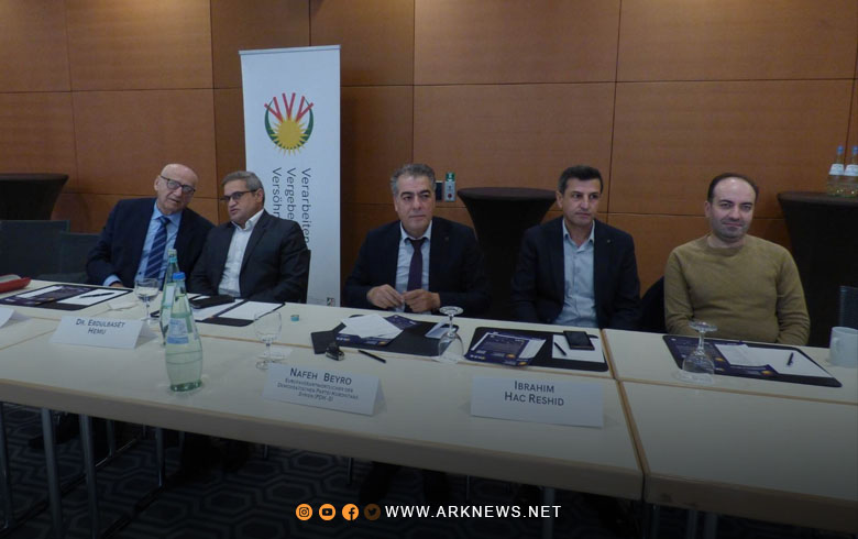 Elmanya.. Şandeke PDK-Sê beşdarî konferansa Kurdên Êzidî de kir.