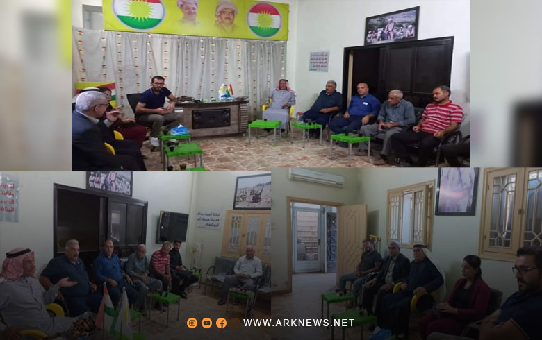 كوباني.. الديمقراطي الكوردستاني - سوريا يستقبل وفدا من يكيتي الكوردستاني - سوريا