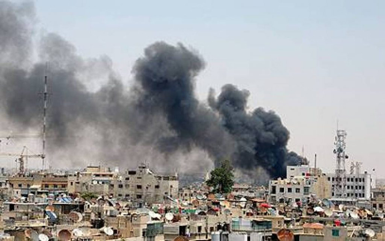 Hasaka … A motorcycle explosion in front of a wedding hall