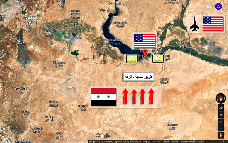  The DSF hands over an area in Raqqa to the Syrian regime