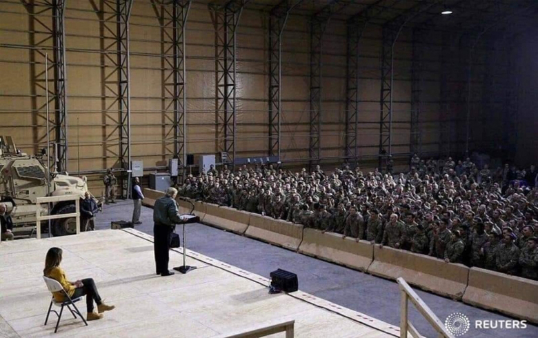 ترامپ : بأمكاننا استخدام العراق كقاعدة اذا اردنا القيام بشيئ في سوريا