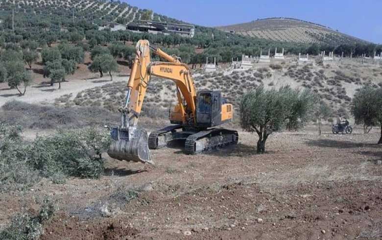 “Suleiman Shah” faction tampers with Afrin’s archeological sites by ongoing random excavation