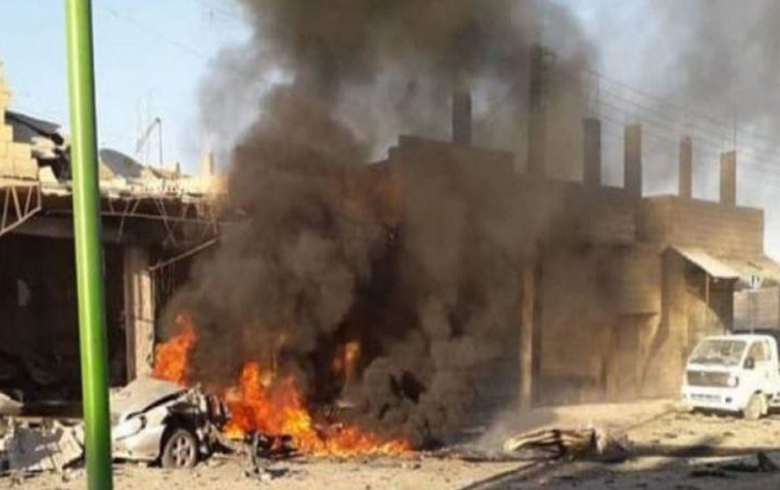 Dead and wounded in a bombing hit the town of Silok in Raqqa