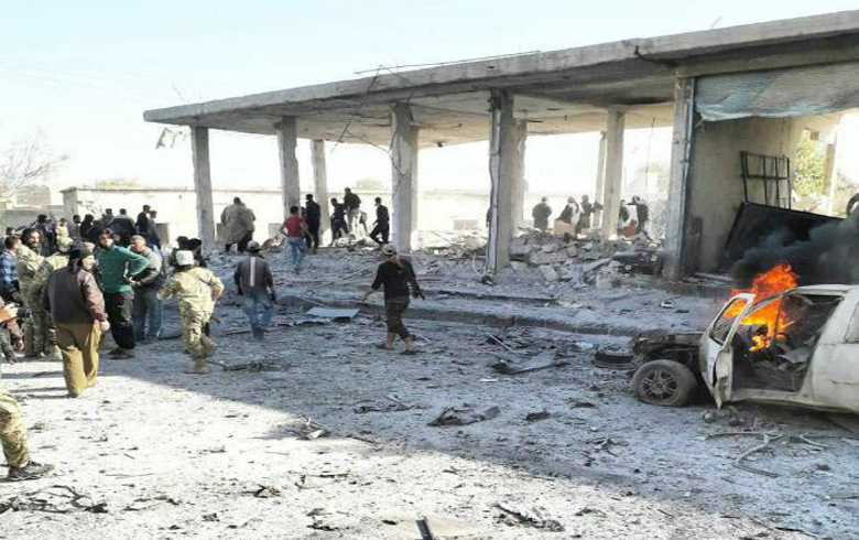 A car bomb exploded in the Syrian city of Tal Abyad