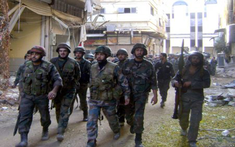 Continuation of fierce battles between the regime forces with the intensive support of the Russian warplanes and different armed factions