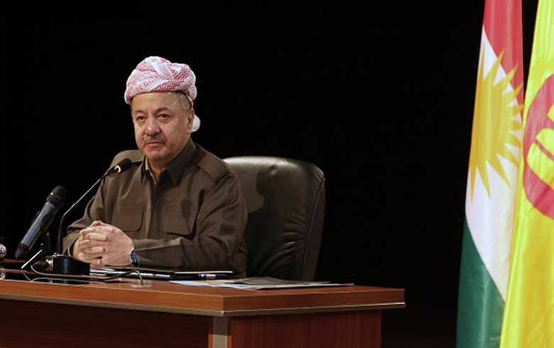 Barzani Strongly Condemns Burning of Kurdistan Flag, KDP Office in Baghdad