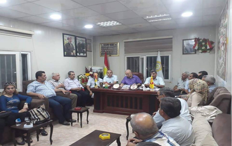 د.عه‌بدولحه‌كيم به‌شار ب ئه‌نجومه‌نا هه‌رێمي يا پ د ك-س ره‌ ل دۆميز جڤيا