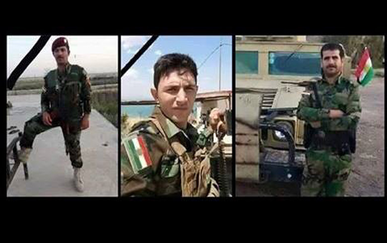 The second anniversary of the martyrdom of three Roje Peshmerga 