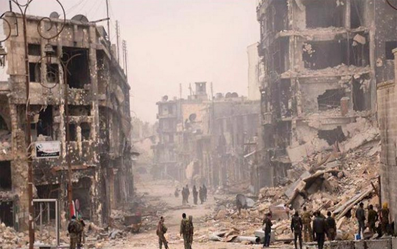 Welatê Ingoşiya alîkariyê li ser xelkê Helebê re belav dike