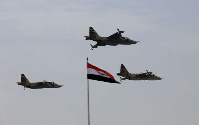 Artêşa Iraqê bingehên DAIŞê li nava xaka Sûriyê armanc kir