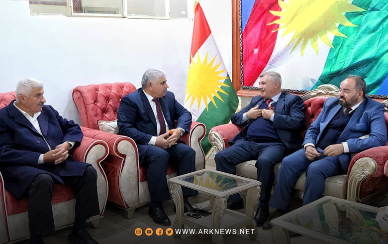 وفد من الديمقراطي التقدمي الكوردي يزور مكتب الـPDK-S في بلدة كركي لكي 