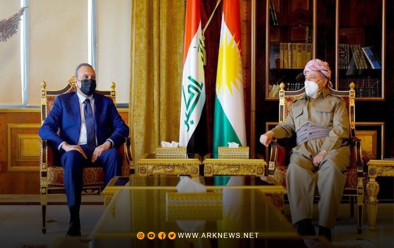 President Barzani meets with Mustafa Al-Kazhemi in Erbil