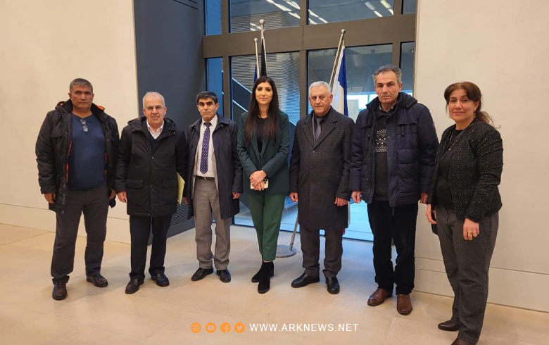 A delegation from the ENKS representative office in Europe meets a delegation from the German state parliament of Schleswig-Holstein