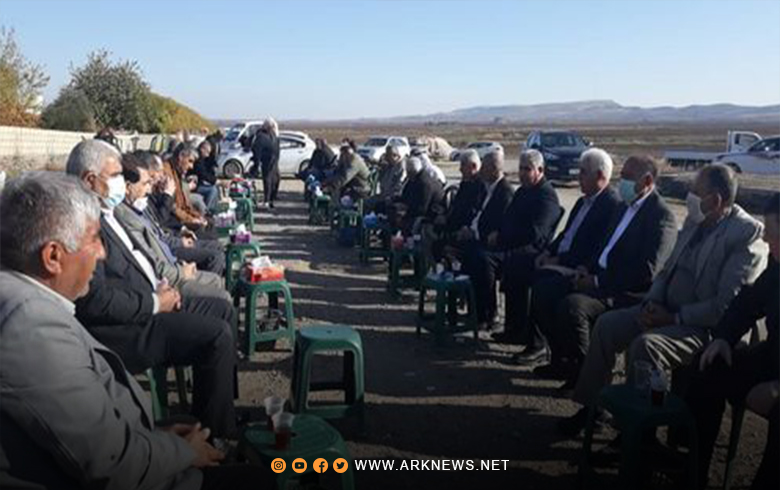شاندەكە پارتیا دێمۆكراتی كوردستانی بەشداری د بهیداریا شەهیدێ پێشمەرگێ رۆژ دە كر