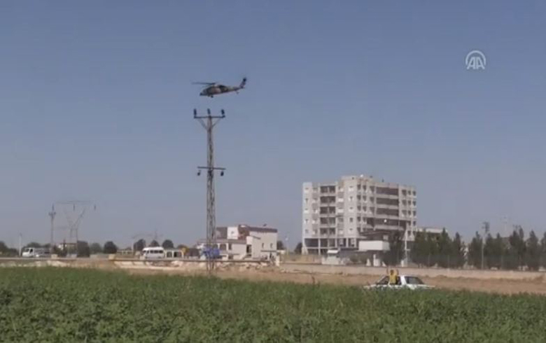 طلعة جوية  رابعة للطائرات التركية في أجواء كوردستان سوريا في إطار المنطقة الىمنة