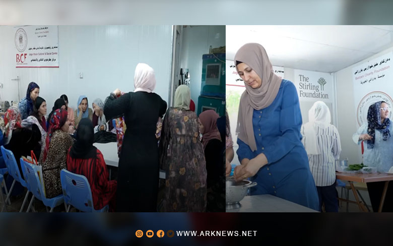 بارزاني الخيرية تنهي مجموعة من الدورات في مخيم باريكه بالسليمانية