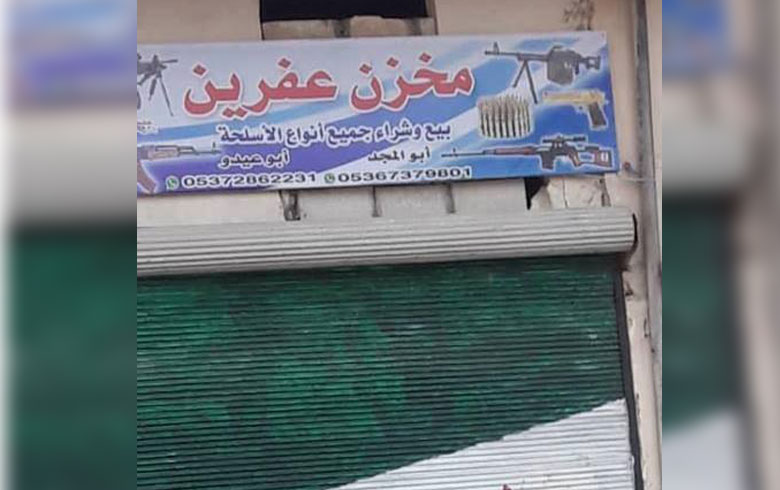 Efrîn .. Cihek ji bo bazirganiya çekan hatiye vekirin 