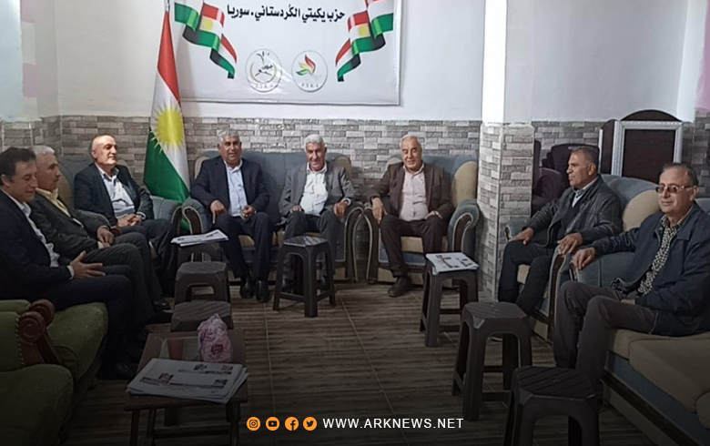 A delegation from the leadership of the Kurdistan Democratic Party - Syria visits the P.Y.K.S office in Girنê Lage