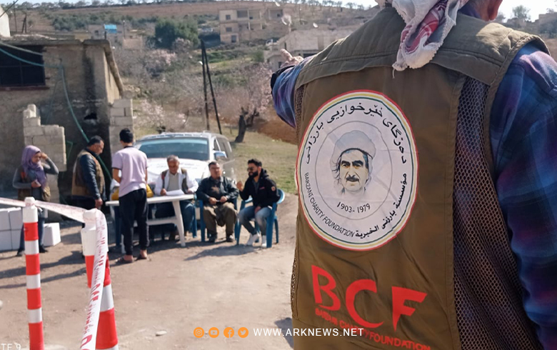Barzani Charity Foundation distributes aid to more villages in Afrin and Jenderes