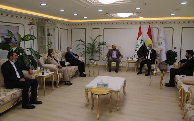 The Kurdistan Region Representation of ENKS meets the Director of the Barzani Charitable Foundation