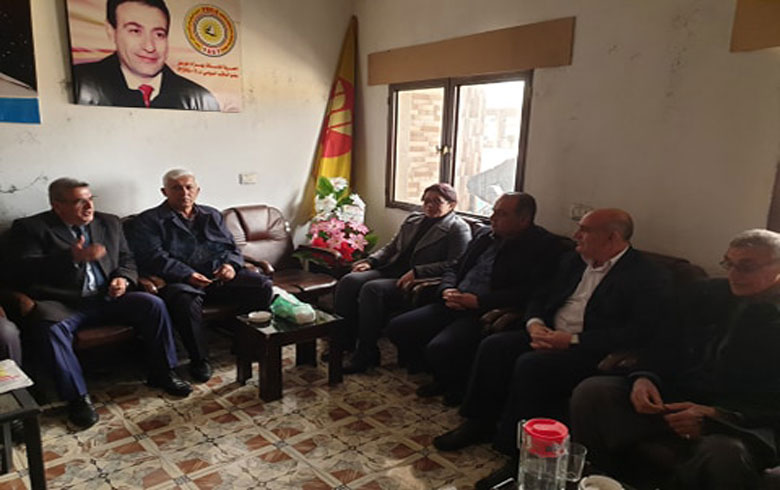 وفد من الحزب الديمقراطي التقدمي يزور مكتب PDK-S في ديرك
