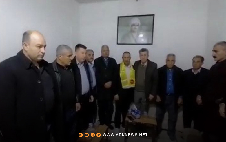 Domiz Organization of the Kurdistan Democratic Party - Syria visits the family of the martyr Mahmoud Haji Hussein