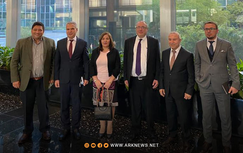 The opposition meets a high-level delegation from the US State Department