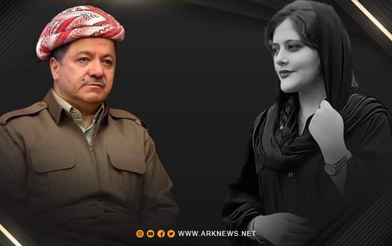 Serok Barzanî sersaxî li malbata Jîna Emînî kir