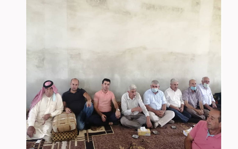 A delegation from PDK-S participates in the funeral reception and condolences for the father of the martyr Basil Haji Abdul Aziz