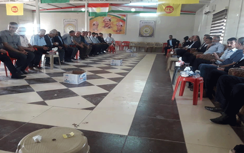 منظمة دوميز لـ PDK-S تستقبل المهنئين بمناسبة عيد الاضحى في مكتبها 