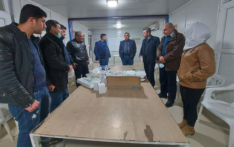 Roj Peshmerga organization of the PDK-S visits Duhok locality of the Student Union
