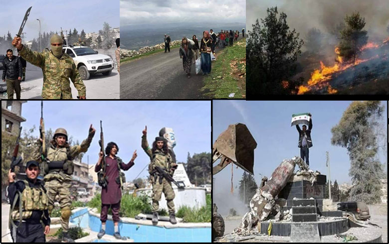 A year on the invasion of Turkey and armed groups to Afrin region