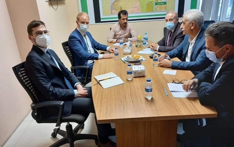 نوونەرێن ئەنەكەسێ ب شاندەكە بالیۆزخانەیا ئەلمانی رە جڤییان 