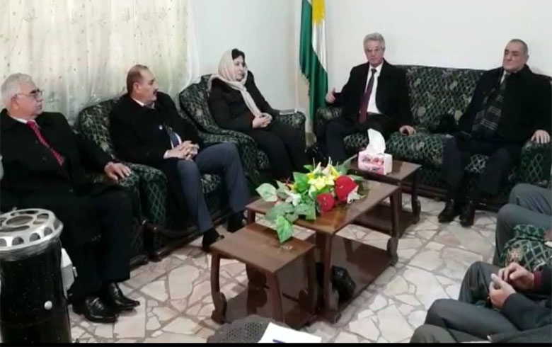 Qamishlo .. Meeting of National Council Parties after meeting with Barzani
