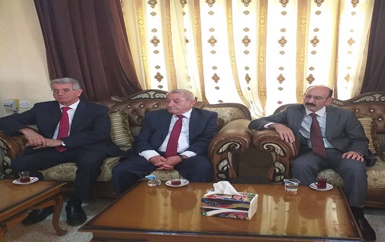 A delegation from the ENKS congratulates Prince of Yezidis in the world