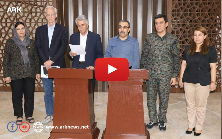 بالفيديو... كلمة لمحمد إسماعيل ومظلوم كوباني و آلدار خليل ووليام روباك 