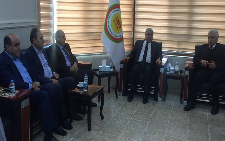 هەولێر.. نوونەراتیا ئەنەكەسێ پێشوازی ل شاندەكە پارتیا سۆسیالا كوردستانی كر 