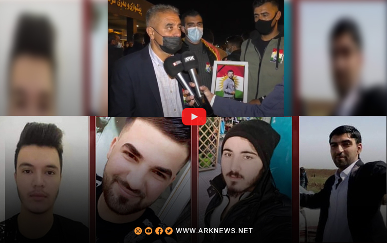 Gotina Xelîl Erfo – Apê Mihemed Erfo di merasîmên pêşwazîkirina termên qurbaniyên bûyera Kirwatiya de