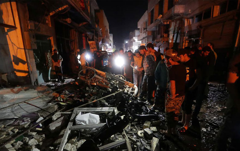 An explosion in Izaz city leaves tens of casualties and wounded