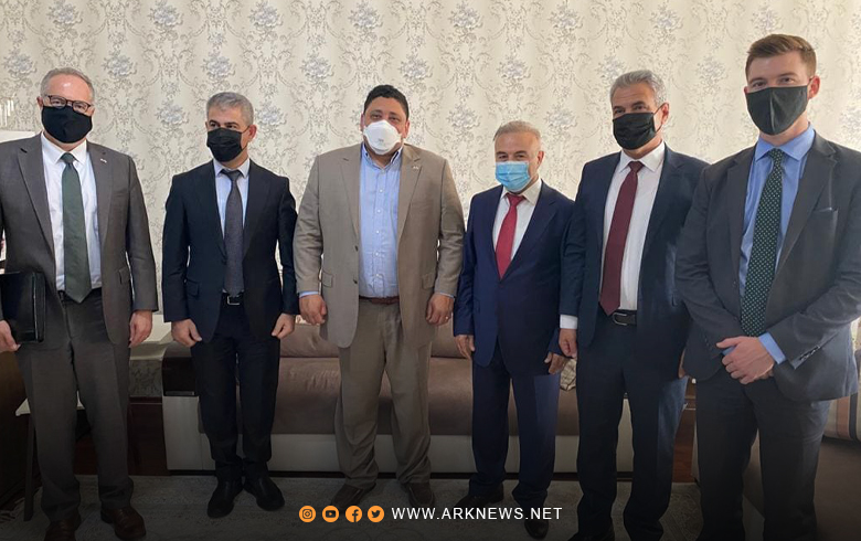 A delegation from ENKS receives US Deputy Envoy David Brownstein