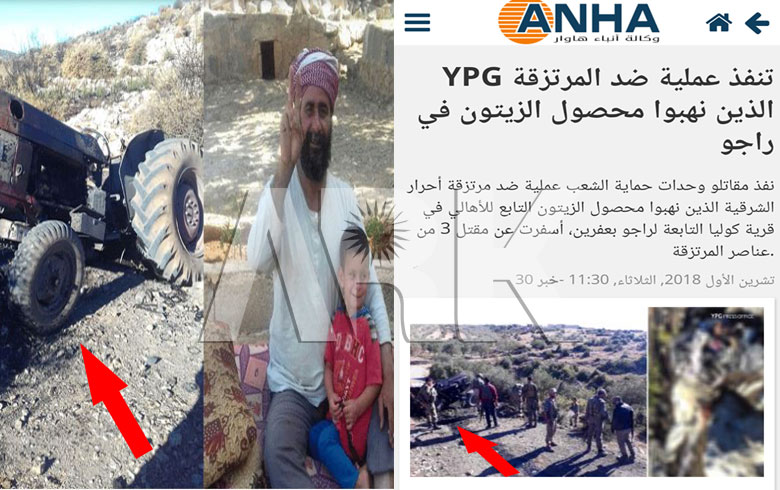 With Conclusive evidence … YPG adopts an operation to target civilians in rural Afrin