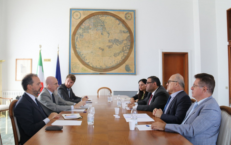 Syrian Coalition Delegation Meets Italian FM Officials to Mobilize Support for Syrian People