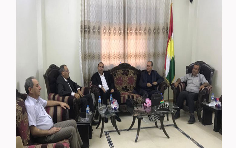 Qamişlo… PDK-Sê pêşwaziya El-Partî li nivîsgeha xwe kir