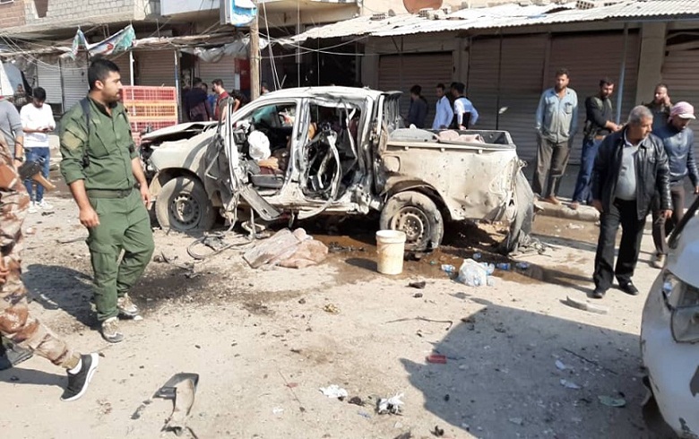 Hasaka … A car bomb explosion causes injuries and material damage